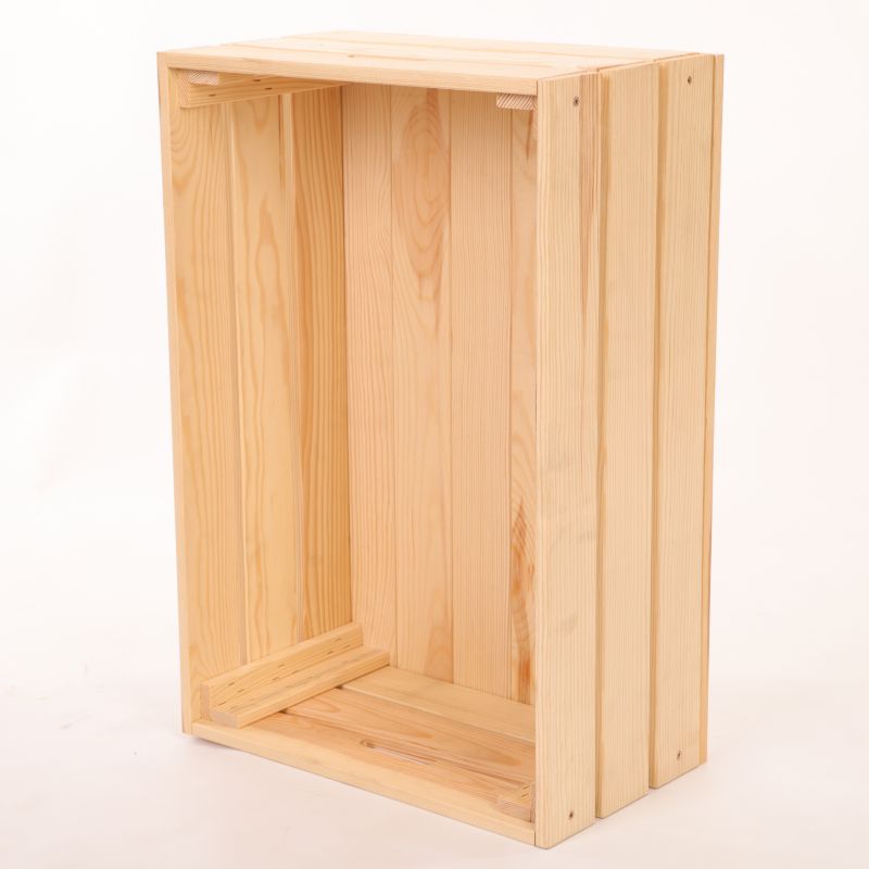 Skrzynka drewniana MODO24 półka ścienna 60 x 40 x 24 cm naturalna 1 szt.