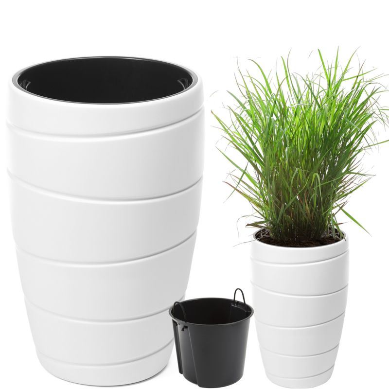 Doniczka Lamela PASSA średnia donica 40x60cm biała 1 szt.