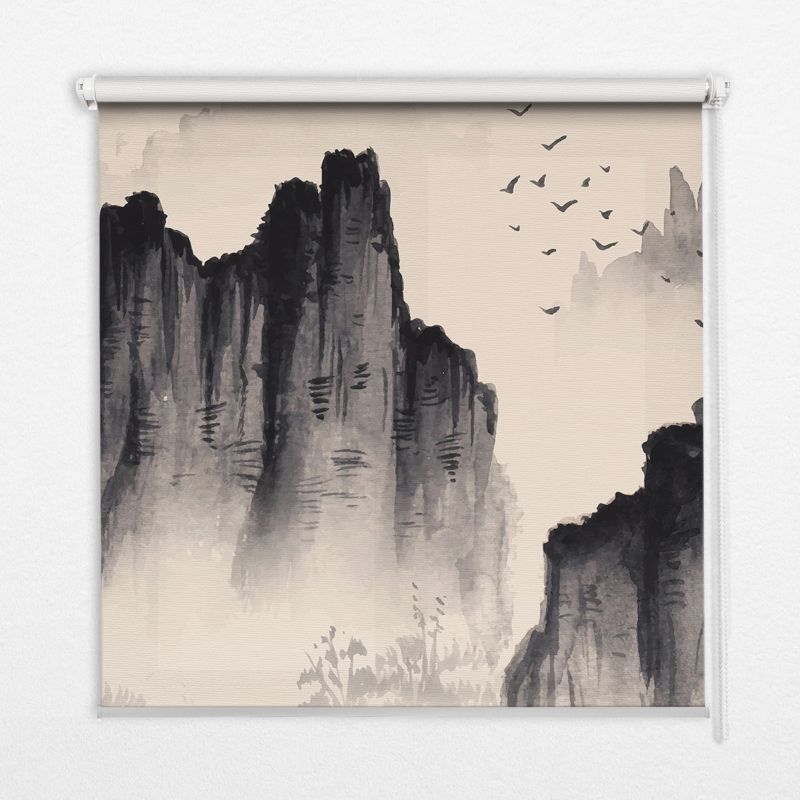 Wewnętrzna roleta ścienna Tulup 90x180 cm Skały 1 szt.