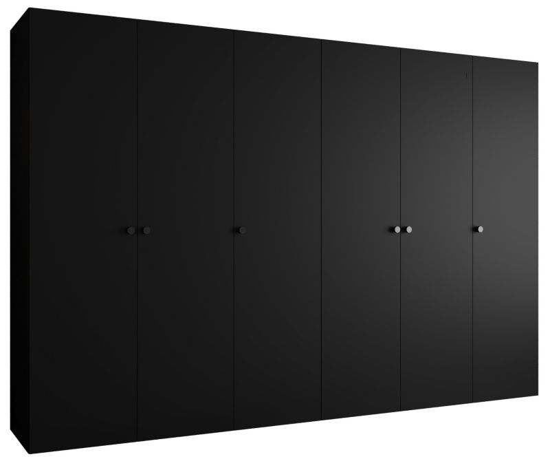 Szafa uchylna Abiks PARMA 1 300 wys. 202 cm Czarny + u. Czarny 1 szt