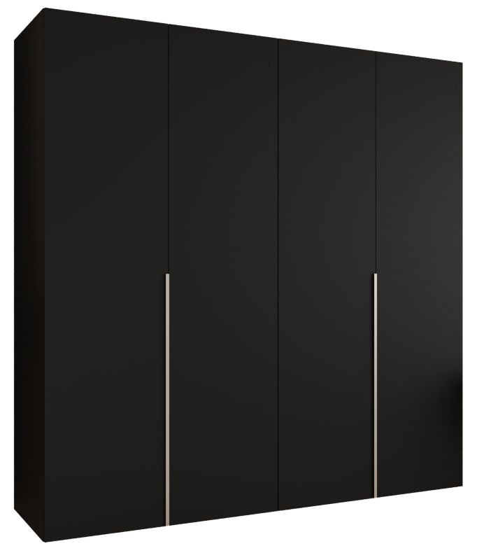 Szafa uchylna Abiks ALICANTE 1 200 wys 202 cm Czarny + Kaszmir 1 szt.