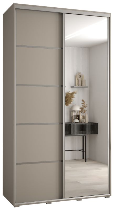 Szafa przesuwna Abiks 45 wysoka Dakota 5 140 kaszmir+kaszmir+srebr 1 szt