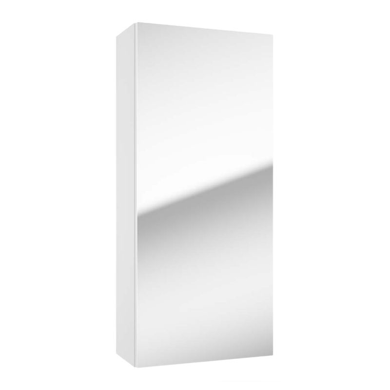 Szafka Łazienkowa Stamar Lustrzana 400x900x200 mm Biała Wisząca Półki połysk 1 szt