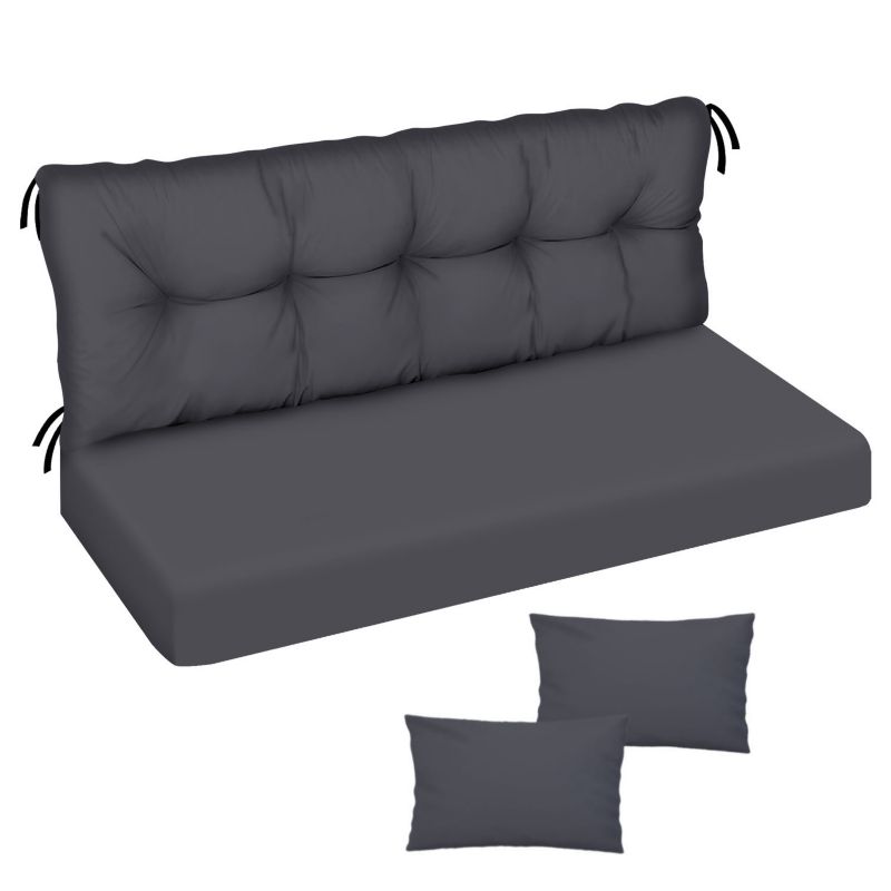 Poduszka materac na huśtawkę Classic FEROCITY Grafit 150x50x50 1 szt.