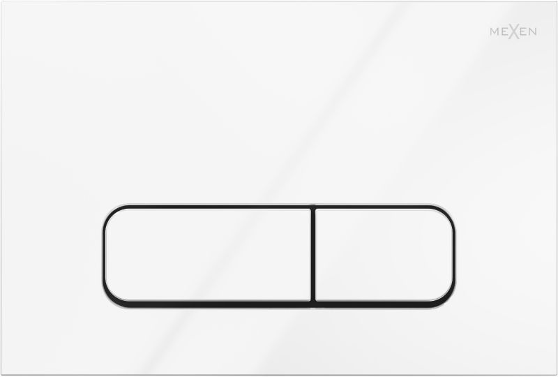 Przycisk spłukujący Mexen Fenix Air 02 biały błyszczący 1 szt.