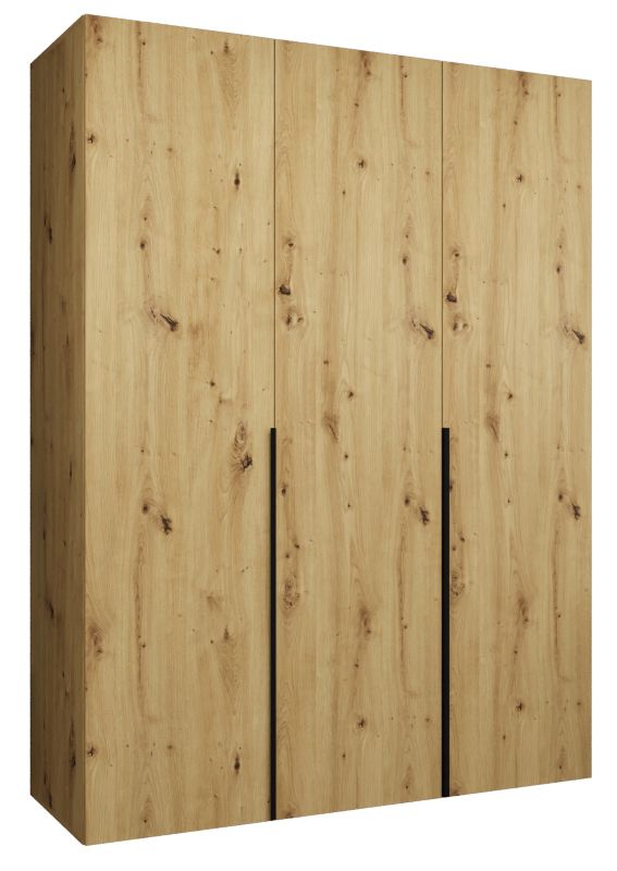 Szafa uchylna otwierana ALICANTE 1 150 wys 202 cm Artisan + Czarny 1 szt