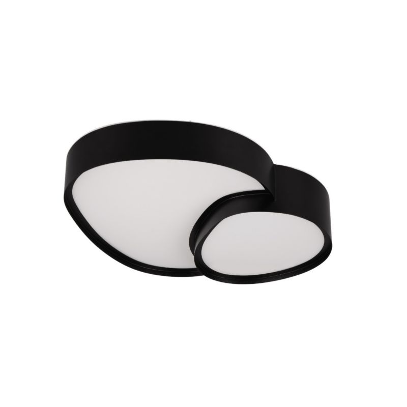 Plafon sufitowy lampa Trio Rise czarno-biały LED 21W 2700K-6500K 2400lm IP20 wym: 11 x 43 x 36 cm metal - 1 szt.