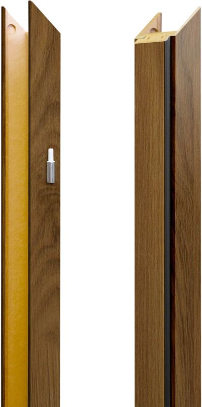 Baza ościeżnicy regulowana 80-100 mm lewa orzech premium