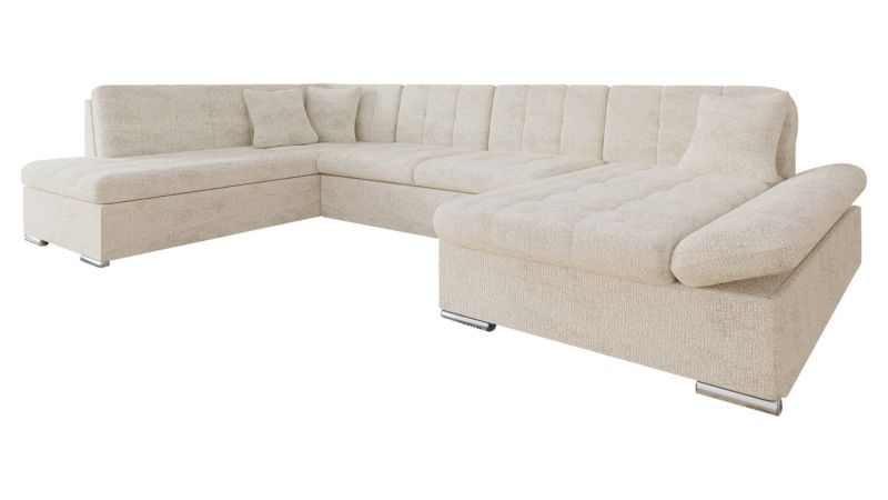 Narożnik z funkcją spania MIRJAN 24 Bergen Premium prawy jasny beż 1 szt.