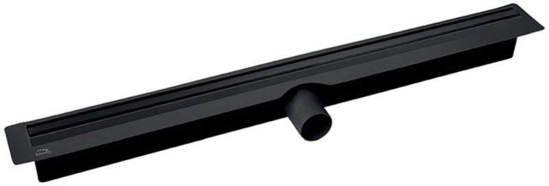 Odpływ liniowy Laveo Slim 100 cm czarny wąski ruszt przepustowość 24 l/min 1 szt.
