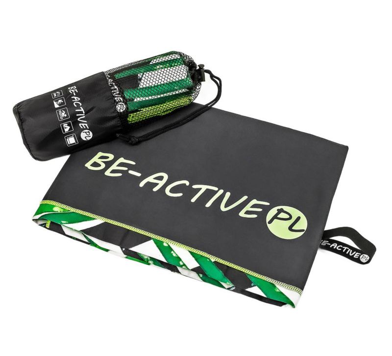 Ręcznik Be-active.pl szybkoschnący z mikrofibry na plaże 130x80 tukany 1szt