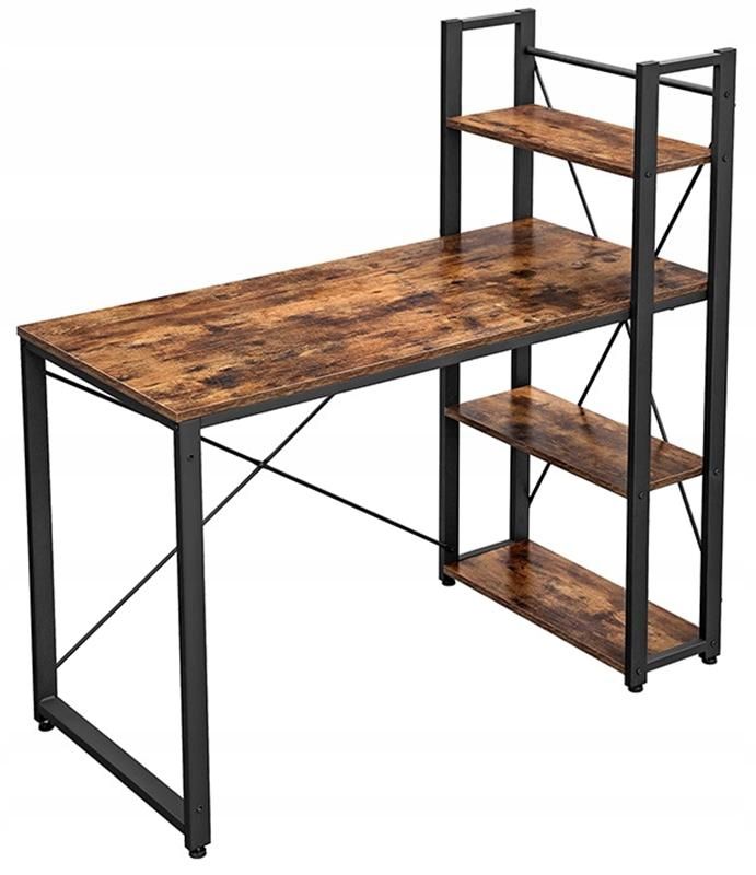 Biurko Matkam pod komputer VAS brąz-czarny 1 szt.