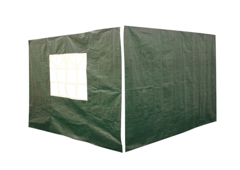 Ścianki do pawilonu 3 x 3 m zielone 2 szt.