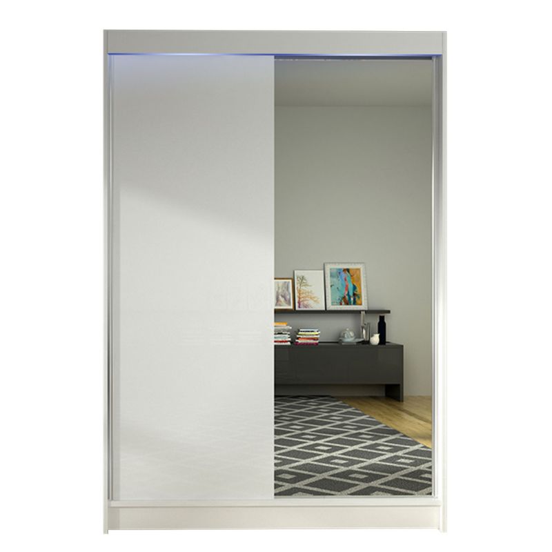 Szafa MIRJAN 24 z drzwiami przesuwnymi Lino I z oświetleniem RGB biały 1 szt.