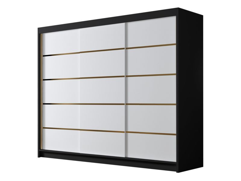 Szafa MIRJAN 24 pokojowa Amber VII 250 czarny 1 szt.