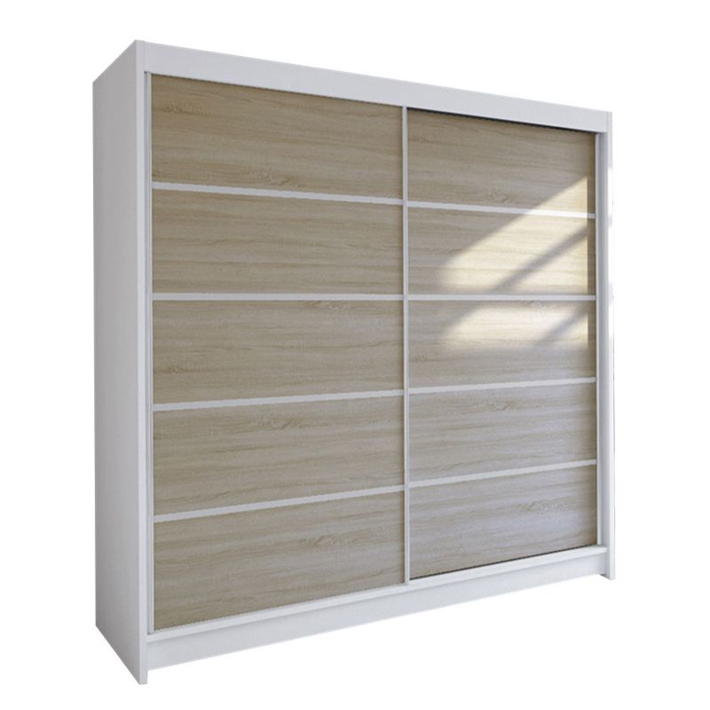 Szafa MIRJAN 24 z drzwiami przesuwnymi Talin IV biały/dąb sonoma 1 szt.