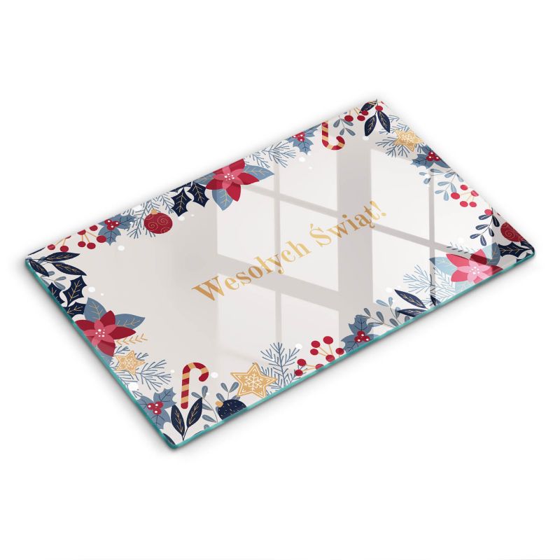 Szklana deska do krojenia Wallfluent 30x52 cm Wesołego Alleluja 1 szt.