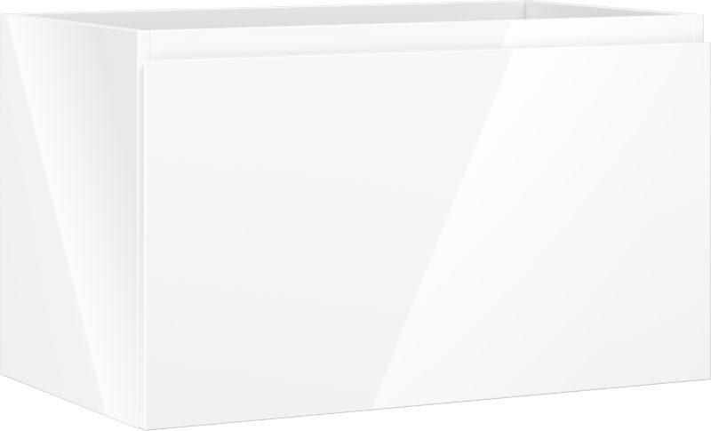 Szafka łazienkowa podumywalkowa Mexen Orio biały połysk 80x47 cm 1 szuflada 1 szt.