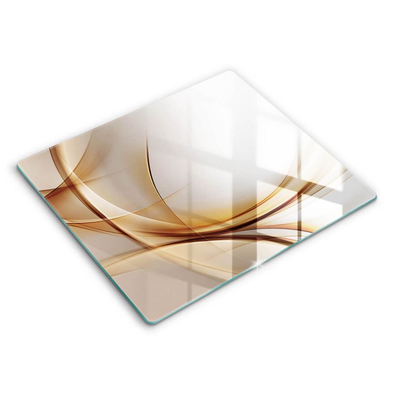 Szklana deska do krojenia Wallfluent 60x52 cm Abstrakcja kształty 1 szt.
