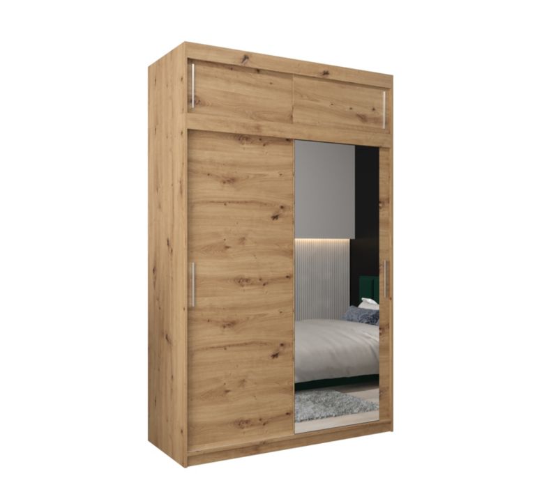 Szafa przesuwna Garderoba Abiks Tokyo 2 150 artisan + artisan z nadstawką 1 szt.