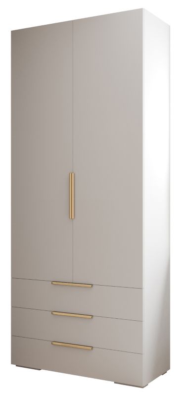 Szafa 2D3S Abiks INOVA z szufladami szer.100cm wz.1 biały 1szt.