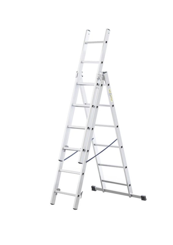 Drabina aluminiowa wielofunkcyjna DRABEST 3x6 stopni 1 szt.