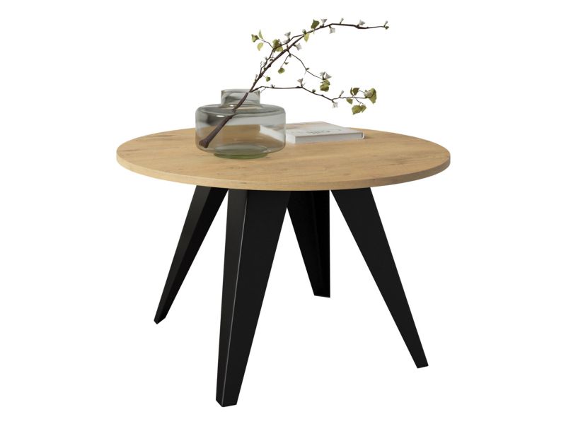 Stolik kawowy MIRJAN 24 Fare czarny/dąb lancelot 1 szt.