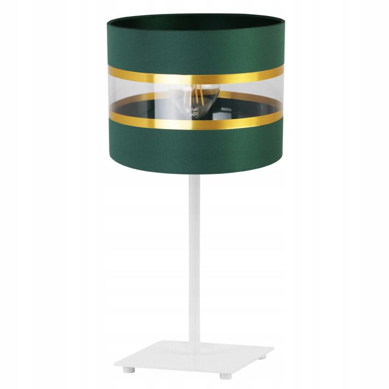 Lampa stołowa nocna Light Home LH Elegance Gia 1x E27 60W biały/zielony 1szt.