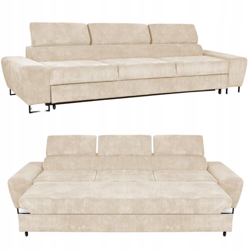 Kanapa do salonu rozkładany Family Meble Savio beż 1szt