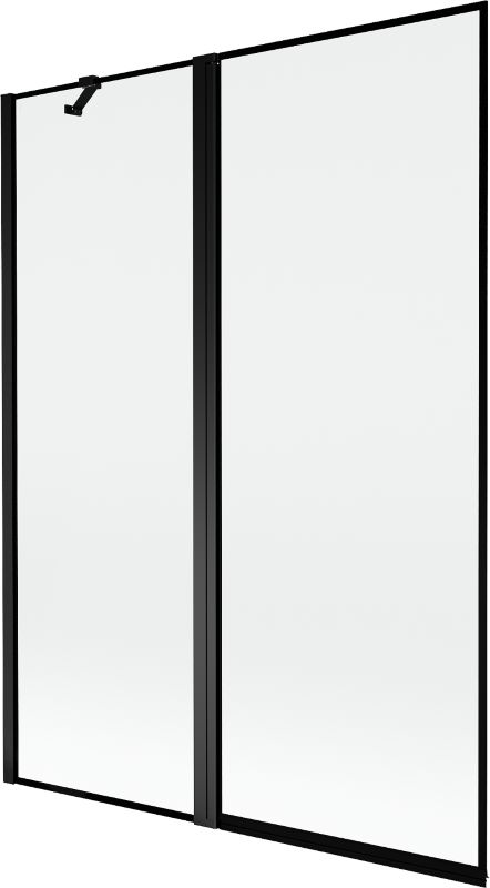 Parawan nawannowy Mexen Mist czarny 130 x 150 cm 2-skrzydłowy - 8A9-130-011-70-70-L 1 szt.