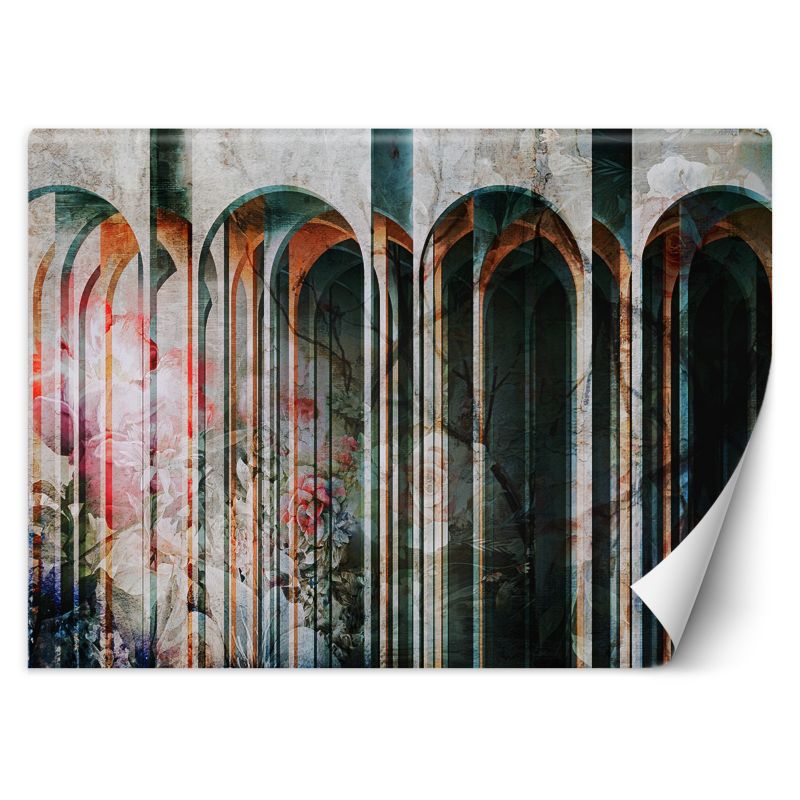 Fototapeta Feeby Kolorowe Kwiaty Kolumny 150x105 1 szt