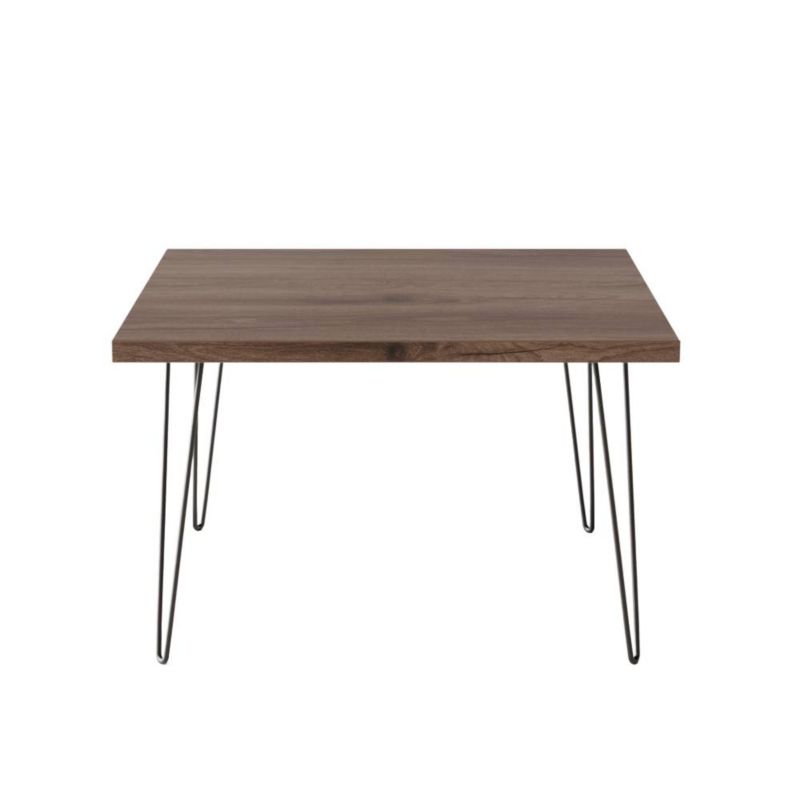 Stolik kawowy KOLM kwadratowy 68 x 68 cm VIDA Dąb Czekoladowy 1szt.