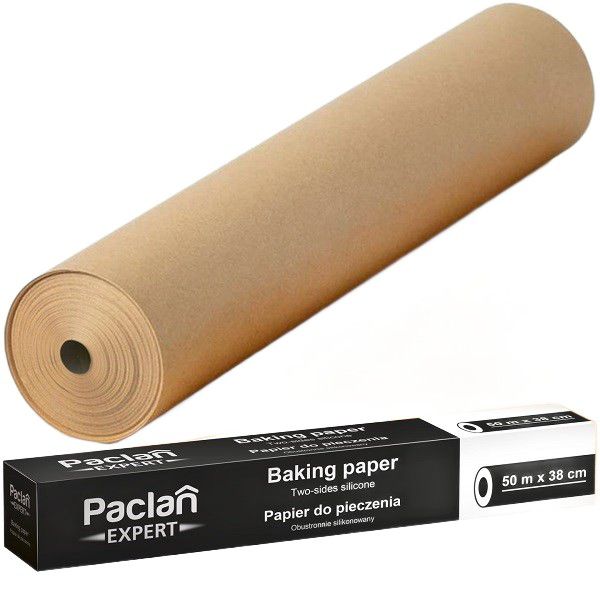Papier do pieczenia Paclan 50 x 0,38m brązowy 1 szt.