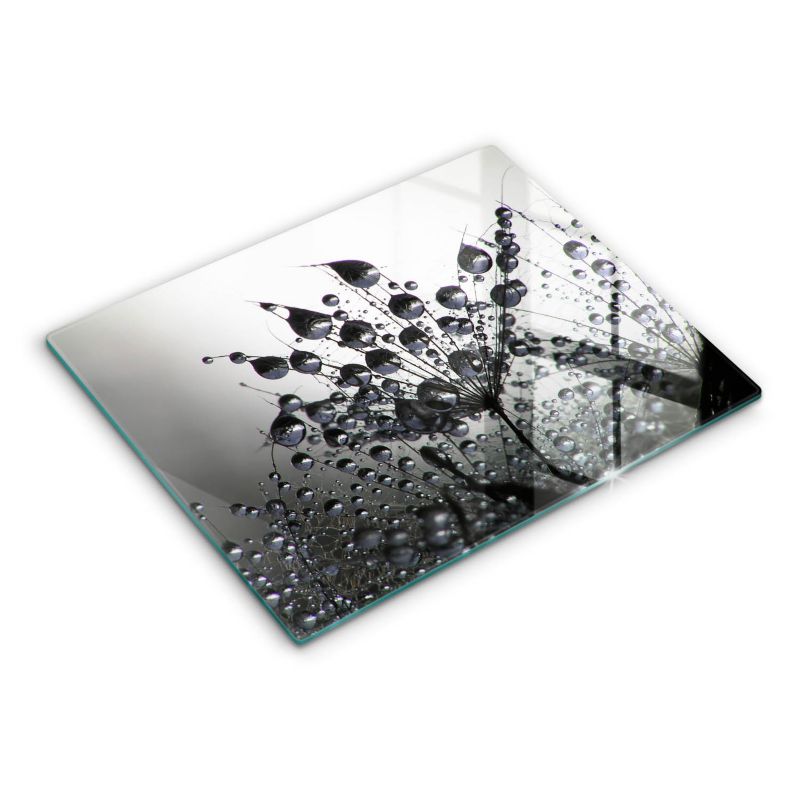 Szklana deska do krojenia Wallfluent 52x40 cm Dmuchawce i rosa 1 szt.