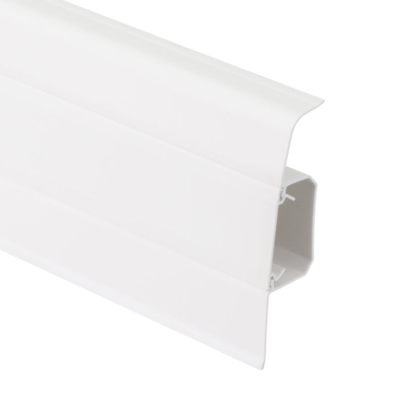 Listwa przypodłogowa PCV Salag Core 75 mm biały połysk