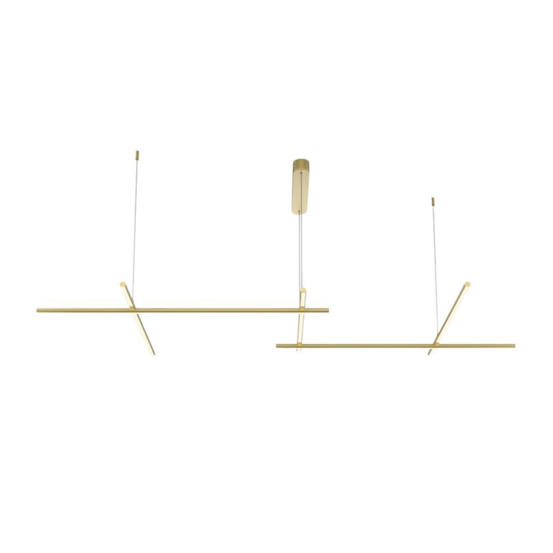 Lampa wisząca Maytoni Radiance 8975 złota nowoczesna wbudowany LED 80W 1 szt.