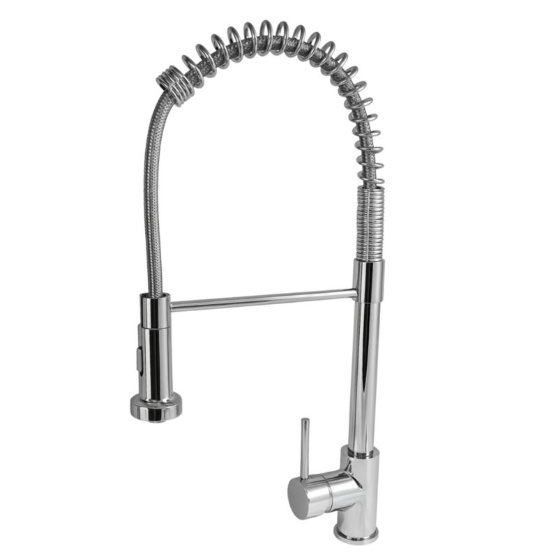 Bateria kuchenna stojąca Estiva Ansea Chrom z wyciąganą wylewką chrom 1 szt.