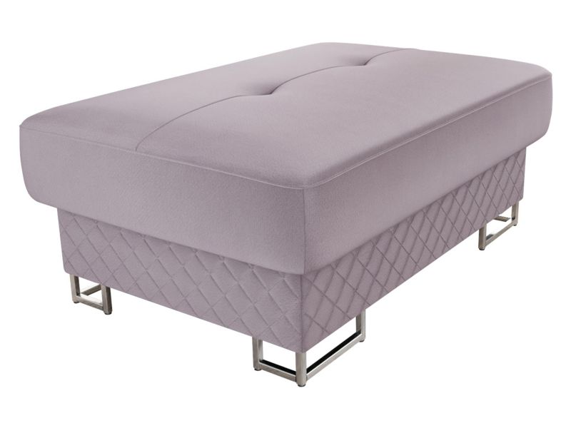 Pufa MIRJAN 24 Cotere fioletowy pastelowy Karo/fioletowy pastelowy 1 szt.