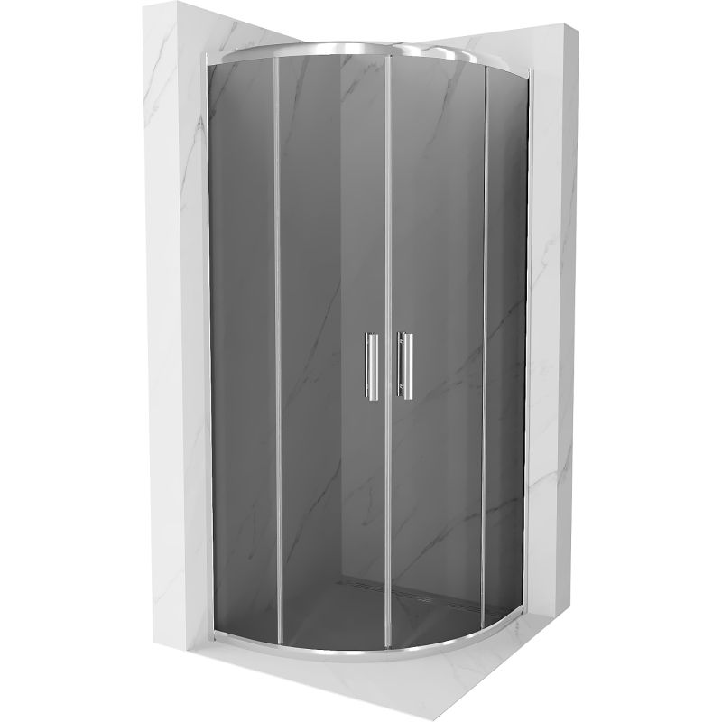 Kabina prysznicowa półokrągła Mexen Rio grafit 1 szt.