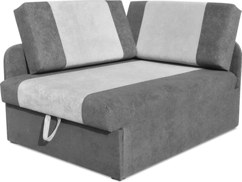 Sofa narożna z funkcją spania 90x200 Bonni Maxi Grafit/Szary 1 szt.