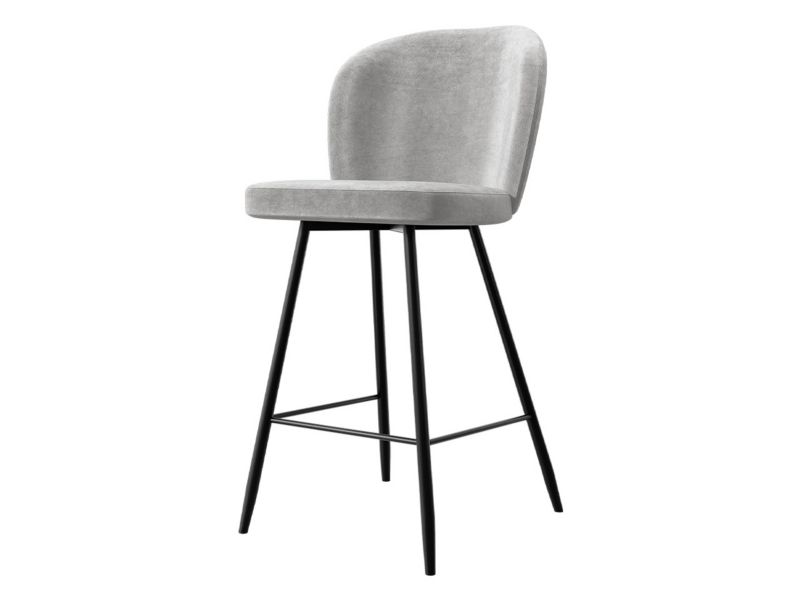 Krzesło barowe MIRJAN 24 Cleo gołębi szary 1 szt.