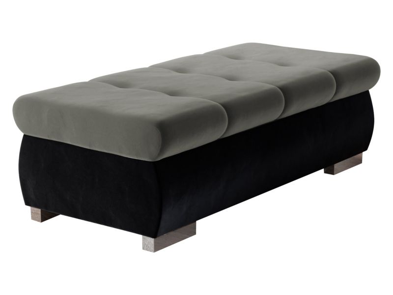 Pufa MIRJAN 24 Orkan Duża czarny/platynowy szary 1 szt.