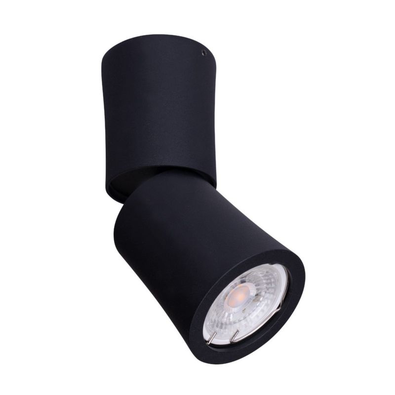 Spot oprawa sufitowa Maxlight Dot czarny 1 x GU10 x 50W IP20 wym: 15,5 x 6,5 x 6,5 cm - 1 szt.