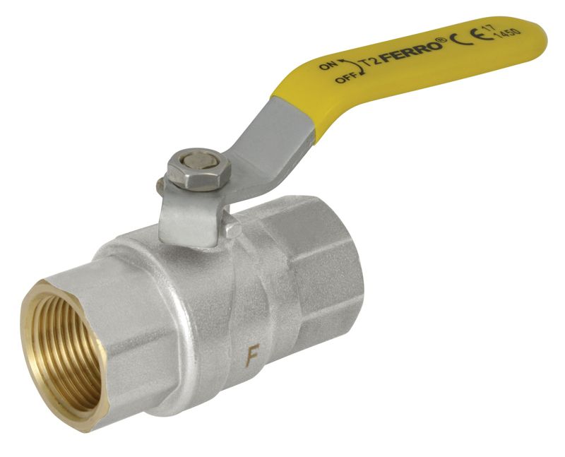 Zawór kulowy gazowy Ferro 19.05 mm GW-GW typ G18 1 szt.