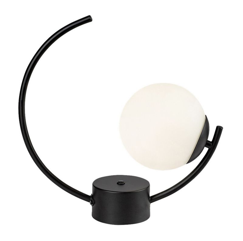 Lampka stołowa Rabalux Mesiro czarno-biała 1 x E14 x 25W IP20 wym: 35 x 34 x 15 cm metal - 1 szt.