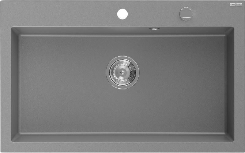 Zlewozmywak wpuszczany Mexen Elix szary 800x500 mm - 6527801005-71
