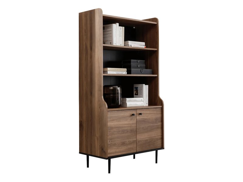 Regał MIRJAN 24 Vasina VS-06 brandy castello / czarny 1 szt.