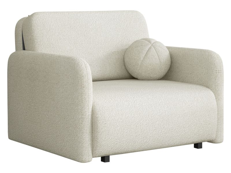 Kanapa rozkładana MIRJAN 24 Viva Sun I śmietankowa bukla 1 szt.