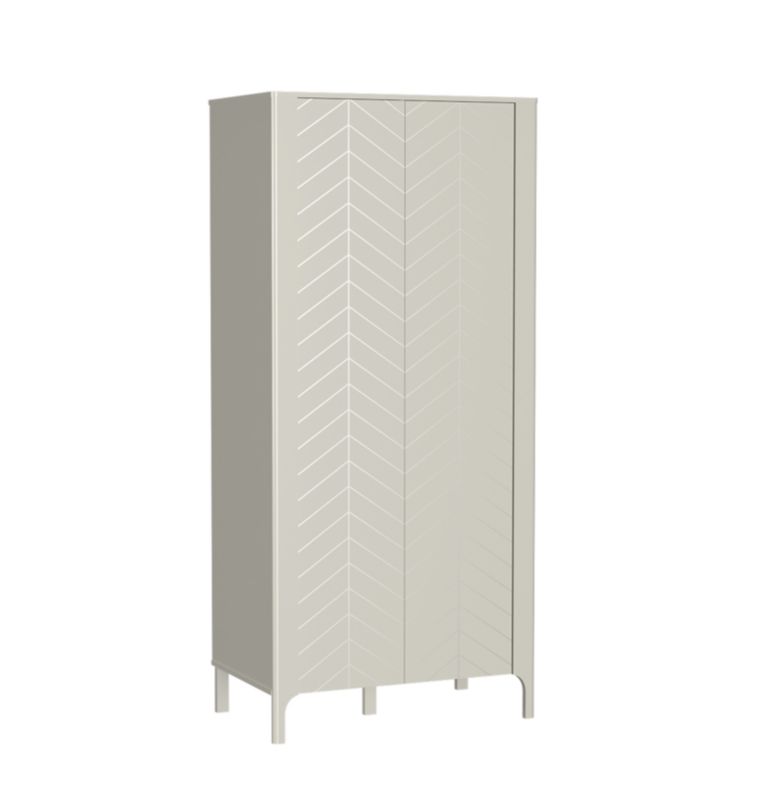 Szafa Furnidea kaszmir 197 cm z wieszakiem i półkami 2D MALUBA 1 szt.