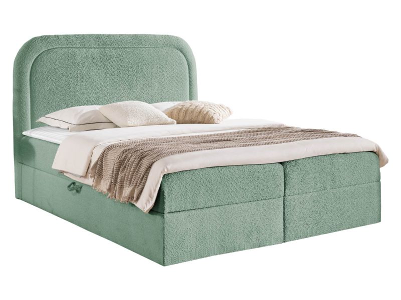 Łoże kontynentalne MIRJAN 24 Bonito 160x200 + topper miętowy 1 szt.